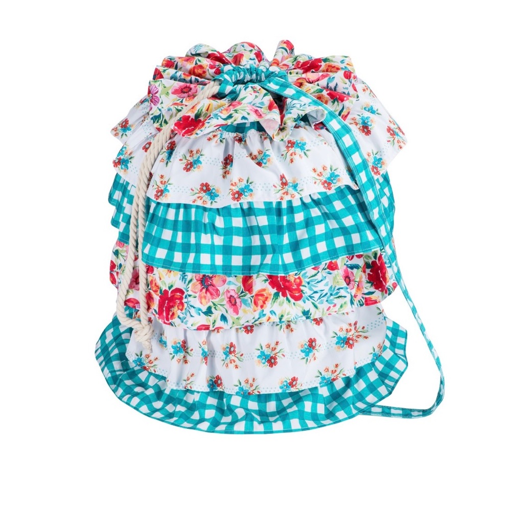 The Pioneer Woman Petal Party Ruffled Laundry Bag - Picture 2 of 6